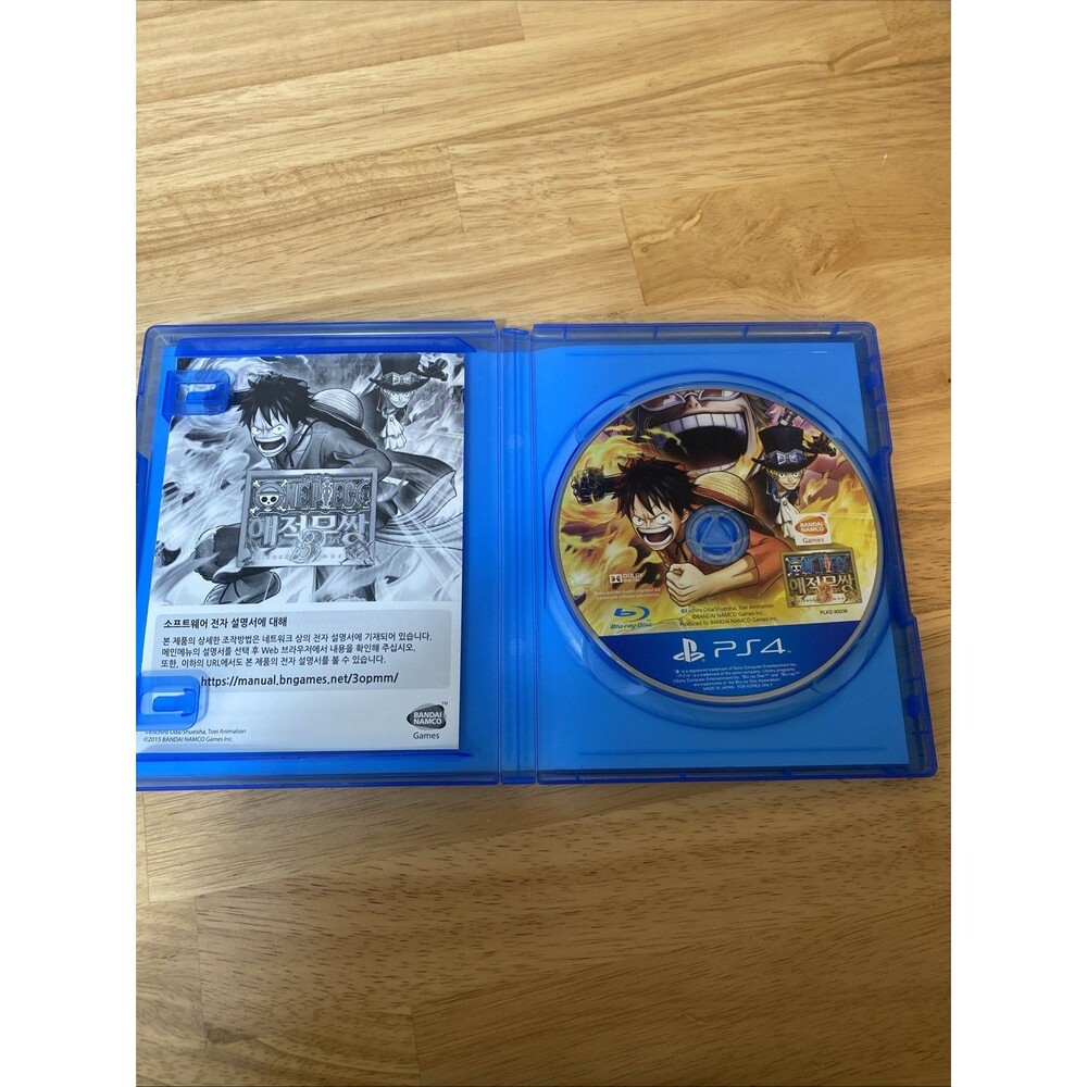 One Piece: Pirate Warriors 3 (Sony PlayStation 4, 2015) PS4 Korea W/ Manual - Picture 3 of 4
